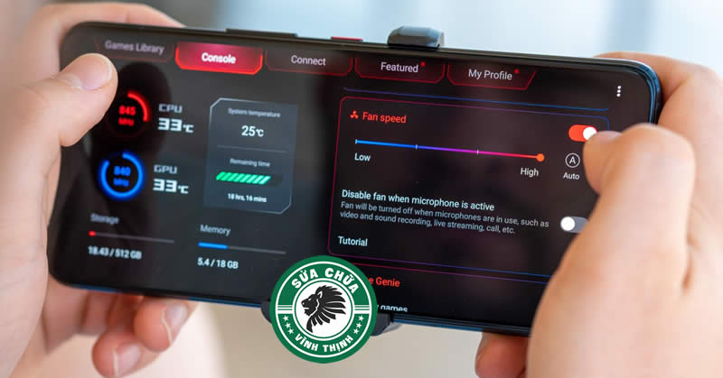 Thay màn hình Asus Rog Phone 5s Pro chính hãng: Chất lượng chuẩn mực, bền bỉ mượt mà !
