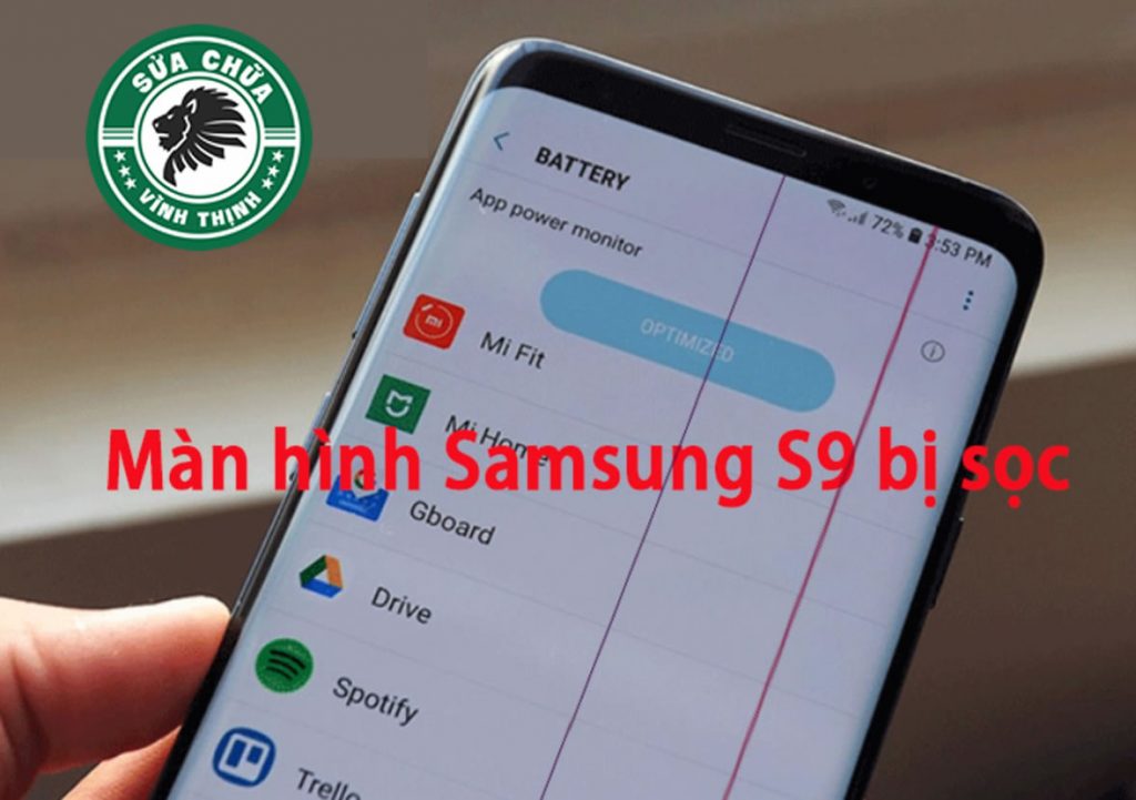Sửa Samsung S9 Plus sọc màn, ám màn